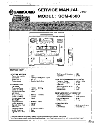 Samsung SCM6500 4 1258535716  Samsung Audio SCM-6500 SCM6500_4_1258535716.pdf