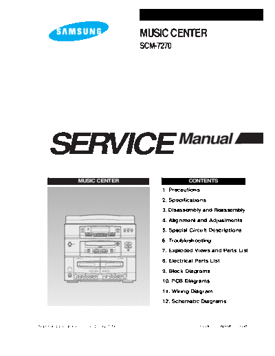 Samsung SCM-7270  Samsung Audio SCM-7270 SCM-7270.pdf