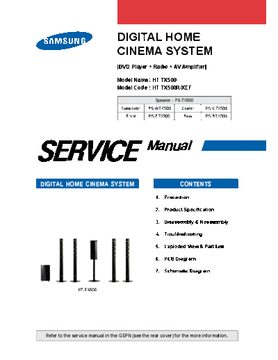 Samsung HTTX500 ET-SB-EX-SI 1236602414  Samsung Audio PS-TX500 HTTX500_ET-SB-EX-SI_1236602414.pdf