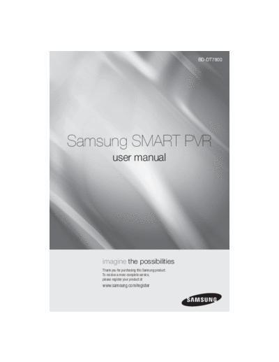 Samsung BDDT7800XU BA 1381389554  Samsung Blue Ray BD-DT7800 BDDT7800XU_BA_1381389554.pdf