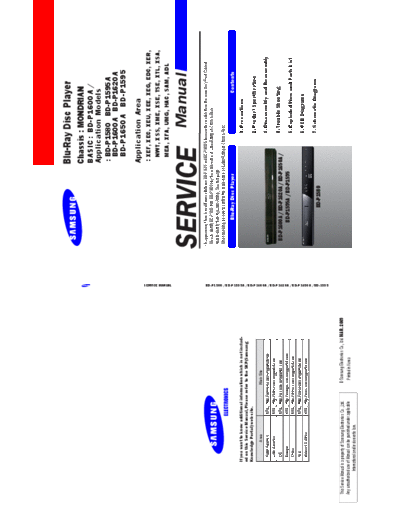 Samsung BDP1600A 3,4,6,20 1254128041  Samsung Blue Ray BD-P1580 BDP1600A_3,4,6,20_1254128041.pdf