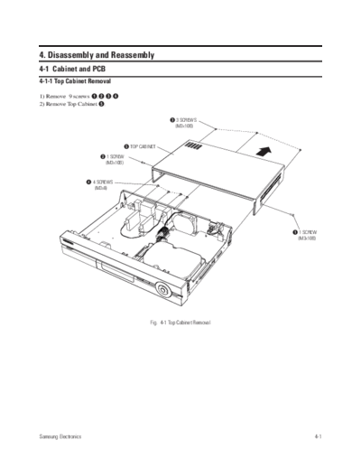 Samsung disassembly and reassembly 144  Samsung DVD DTB-P850V disassembly_and_reassembly_144.pdf