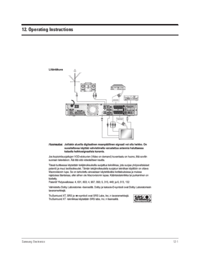 Samsung operation instruction and installation 642  Samsung DVD DTB-P850V operation_instruction_and_installation_642.pdf