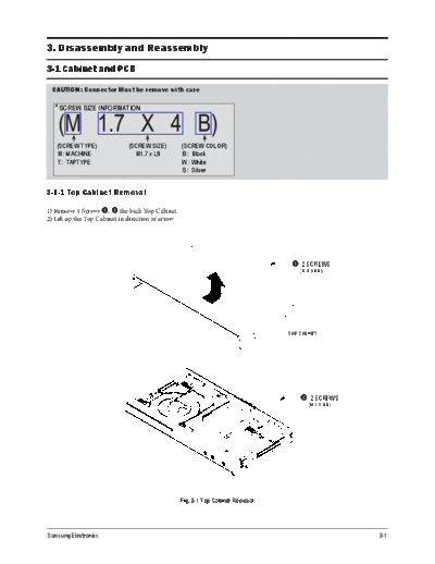 Samsung Disassembly & Reassembly  Samsung DVD DVD-C350 Disassembly & Reassembly.pdf