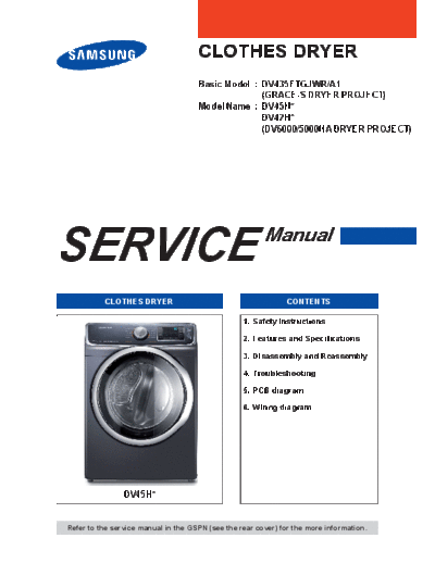 Samsung COVER-3  Samsung Dryer DV42H5000GW_A3 COVER-3.pdf
