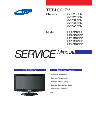 Samsung GBP23SEN ET-SB-EX-SI 1256112295  Samsung LCD TV GBP32SEN chassis GBP23SEN_ET-SB-EX-SI_1256112295.pdf