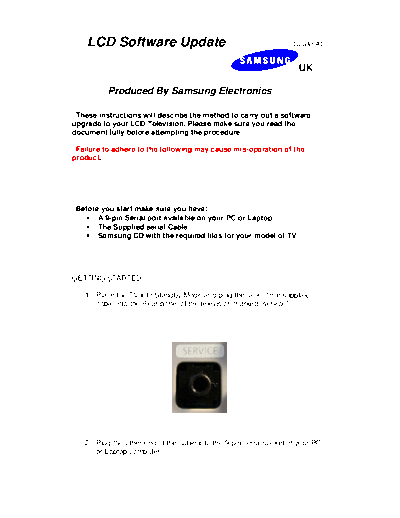 Samsung samsung lcd tv flash update method 397  Samsung LCD TV LCD TV Flash Update Method samsung_lcd_tv_flash_update_method_397.pdf