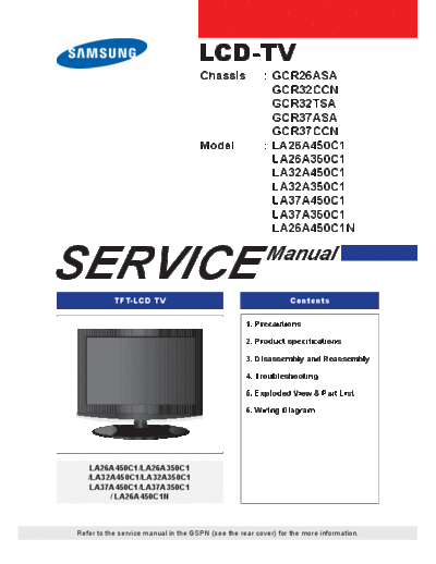 Samsung samsung la-26 32 37-a350c1-450c1-451c1  Samsung LCD TV LA-26 32 37-A350C1-450C1-451C1 samsung_la-26_32_37-a350c1-450c1-451c1.pdf
