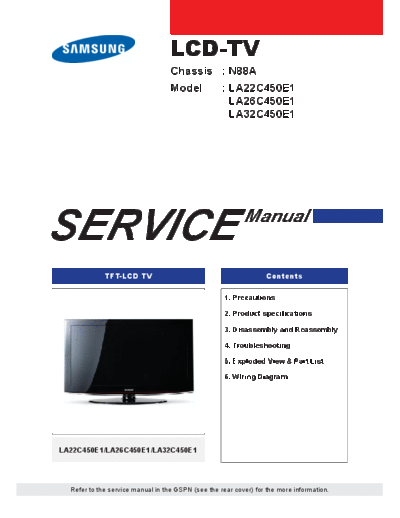 Samsung samsung la-22 26 32-c450e1 [ET]   Samsung LCD TV LA-22 26 32-C450E1 samsung_la-22_26_32-c450e1_[ET]_.pdf