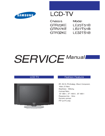 Samsung LE27T51B  Samsung LCD TV LE27T51B LE27T51B.pdf
