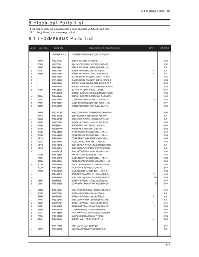 Samsung LE32M86 Electrical Part List  Samsung LCD TV LE32M86 LE32M86_Electrical Part List.pdf