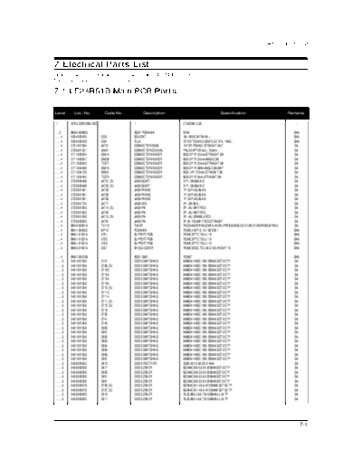 Samsung Electrical Part List  Samsung LCD TV LE40R51B Electrical Part List.pdf