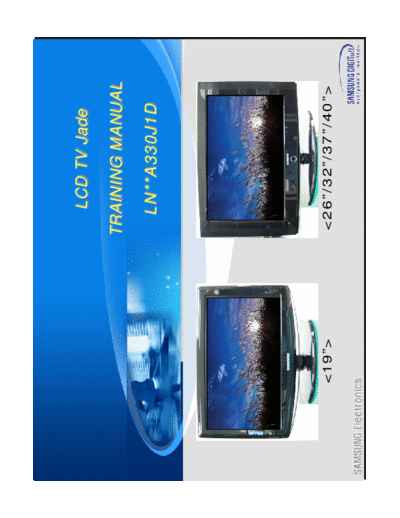 Samsung Samsung LN26B360C5DXZA Training Book  Samsung LCD TV LN26B360C5DXZA Training Book.pdf Samsung LN26B360C5DXZA Training Book.pdf