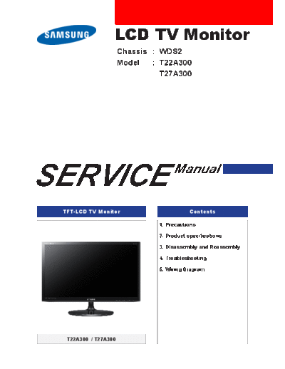 Samsung LT22A300EWEN ET-EX-SI 1324289708  Samsung LCD TV T22A300 LT22A300EWEN_ET-EX-SI_1324289708.pdf