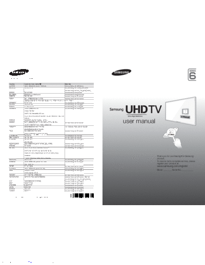 Samsung ue40hu6900  Samsung LCD TV UE55HU6900 ue40hu6900.pdf