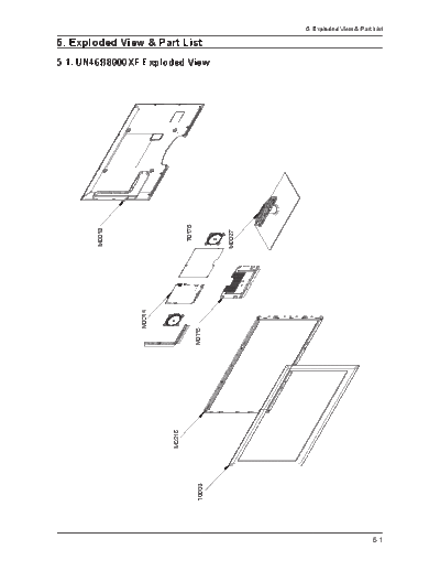 Samsung Exploded View & Part List  Samsung LCD TV UN46B8000XF Exploded View & Part List.pdf