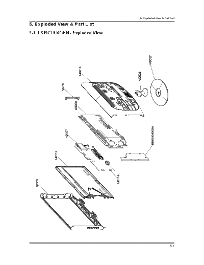 Samsung 1238506606 exploded view  part list  Samsung LCD TV 933HD CHASSIS LS19CFE 1238506606_exploded_view__part_list.pdf