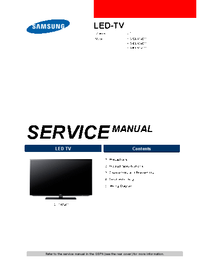 Samsung Samsung+HG32EA590+ch+U78C  Samsung LED TV HG32EA590 Chasis U78C Samsung+HG32EA590+ch+U78C.pdf