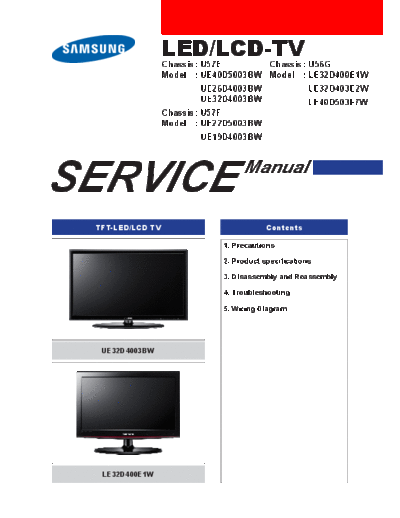 Samsung UE40D5003BWXXC ET-EX-SI 1321444645  Samsung LED TV LE32D403E2W UE40D5003BWXXC_ET-EX-SI_1321444645.pdf