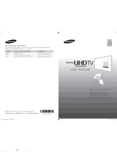 Samsung uhdtv  Samsung LED TV UE55H8000 uhdtv.pdf