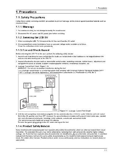 Samsung Precaution  Samsung LED TV UN32D5500RF, UN40D5500RF Chassis U59A Precaution.pdf