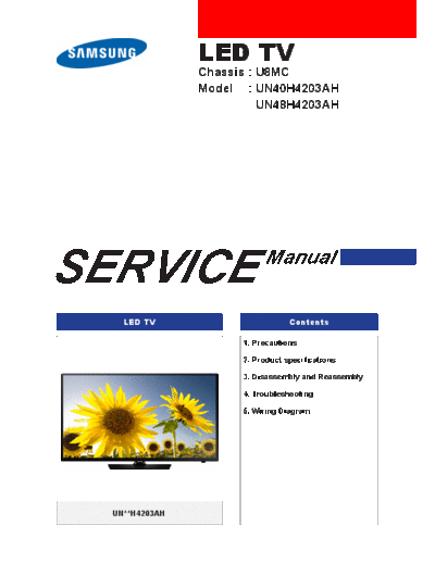 Samsung Samsung+UN40H4203AHXPA  Samsung LED TV UN40H4203AH Samsung+UN40H4203AHXPA.pdf