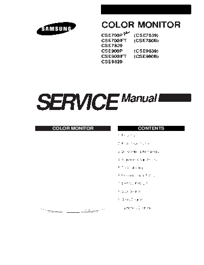 Samsung CSE700P X  Samsung Monitor Monitor CSE700P_X.pdf