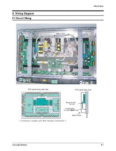 Samsung wiring diagram 456  Samsung Plasma PS42V6S chassis D73A wiring_diagram_456.pdf