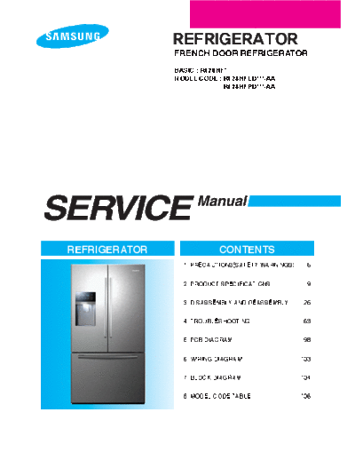 Samsung AW2-14 RF28HF-141013  Samsung Refridgerators RF28HFEDBSR_AA AW2-14_RF28HF-141013.pdf