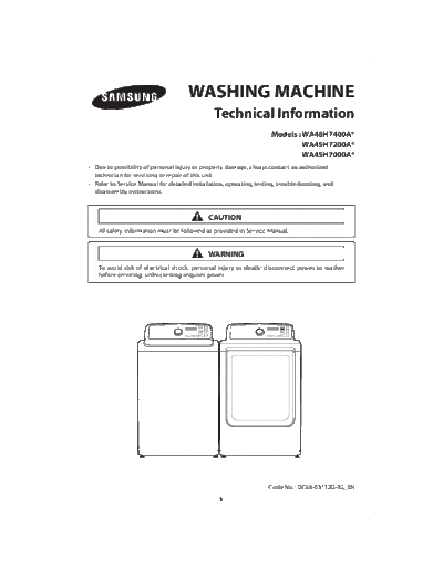 Samsung WA7000HA WASH WA48H TECH MANUAL DC68-03132G-02 EN-CFR-MES  Samsung Washer WA48H7400AW_A2 WA7000HA_WASH_WA48H_TECH_MANUAL_DC68-03132G-02_EN-CFR-MES.pdf