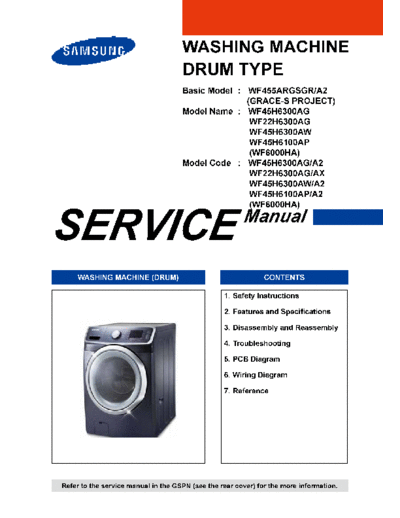 Samsung WF6000HA SM  Samsung Washer wf45h6300ag WF6000HA_SM.pdf