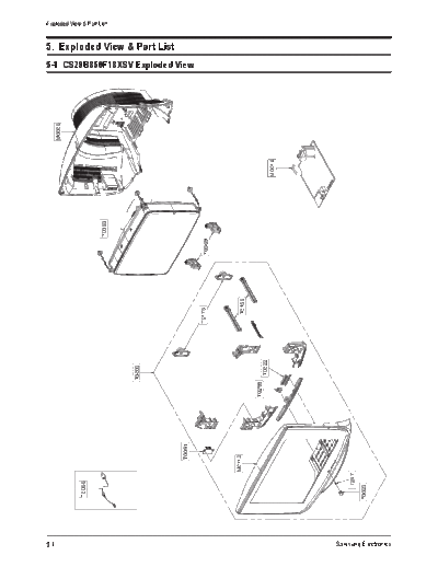 Samsung Exploded View & Part List  Samsung TV CS-29B850 Exploded View & Part List.pdf