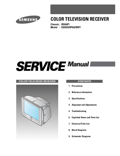 Samsung SAMSUNG++CS29Z6HPG+K55A+P  Samsung TV CS29Z6HPG chassis K55A P SAMSUNG++CS29Z6HPG+K55A+P.pdf