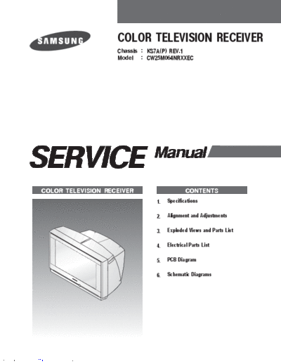 Samsung SAMSUNG CW29M064NR  Samsung TV CW29M064NR SAMSUNG_CW29M064NR.pdf