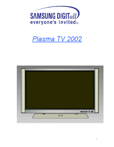 Samsung samsung plasma tv-2002 training [et]  Samsung Plasma Training Manual 2002 samsung_plasma_tv-2002_training_[et].pdf