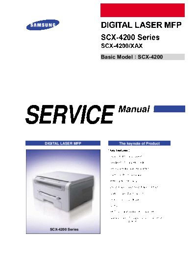 Samsung samsung scx4200 laser-mfp sm  Samsung Printer SCX-4200 samsung_scx4200_laser-mfp_sm.pdf