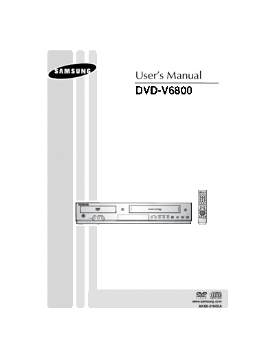 Samsung hfe samsung dvd-v6800 v6800s en  Samsung Video DVD DVD-V6800 hfe_samsung_dvd-v6800_v6800s_en.pdf