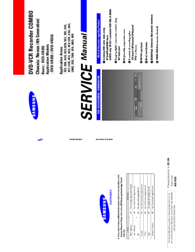 Samsung DVDVR355 SB-ET-EX-SI 4792534089  Samsung Video DVD DVD-VR350 DVDVR355_SB-ET-EX-SI_4792534089.pdf