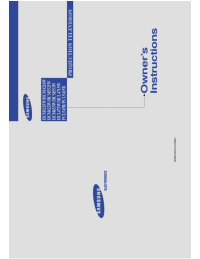 Samsung d02250bd-725f-aef4-5d56-05cf9aa15564  Samsung Proj TV HCM4215W d02250bd-725f-aef4-5d56-05cf9aa15564.pdf