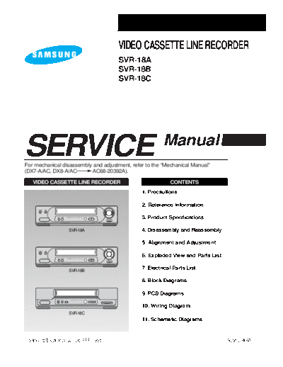 Samsung SRV-18A B C  Samsung Video SVR-18A SRV-18A_B_C.pdf