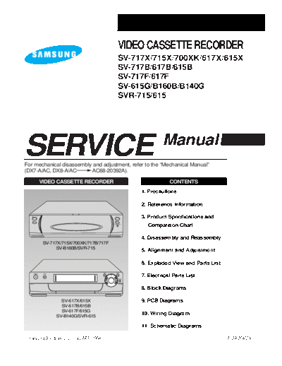 Samsung SVR-617B X  Samsung Video SVR-617B SVR-617B_X.pdf