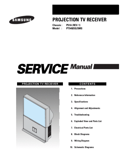 Samsung Samsung+PT54925S-SMS+-Chassis+P51A(REV.1)  Samsung Proj TV P51A chassis Samsung+PT54925S-SMS+-Chassis+P51A(REV.1).pdf