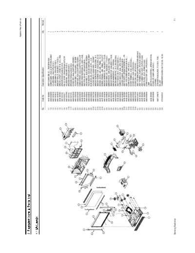 Samsung Exploded view & part list  Samsung Proj TV SP-43J6HDX ch.M51A Exploded view & part list.pdf