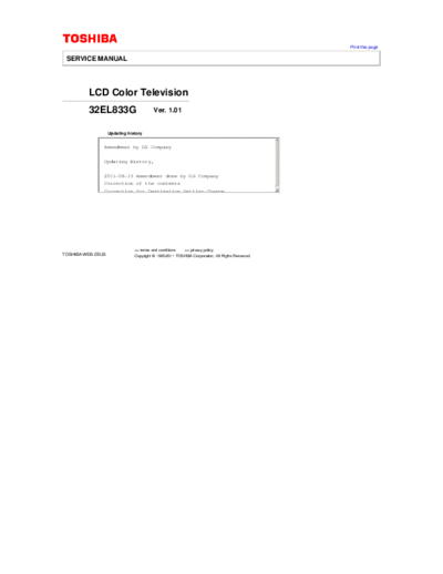 TOSHIBA toshiba 32el833g ver.1.01  TOSHIBA LCD 32EL833G VER.1.01 toshiba_32el833g_ver.1.01.pdf