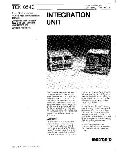 Tektronix 61AX-4744 TEK 8540 Specifications Ordering Information Aug 1981  Tektronix 85xx 8540 61AX-4744_TEK_8540_Specifications_Ordering_Information_Aug_1981.pdf