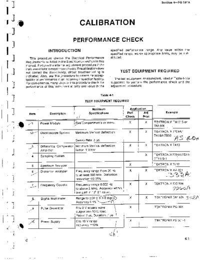 Tektronix 3 PerformanceCheck  Tektronix FG501 FG501 3_PerformanceCheck.pdf