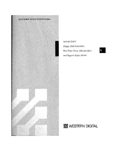 Western Digital 05 WD76C20  Western Digital _dataBooks 1992_SystemLogic_Imaging_Storage 05_WD76C20.pdf