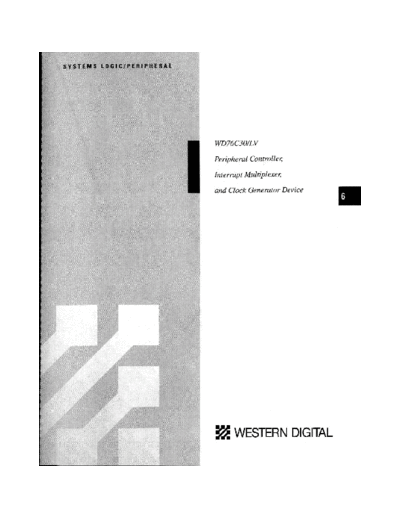 Western Digital 06 WD76C30  Western Digital _dataBooks 1992_SystemLogic_Imaging_Storage 06_WD76C30.pdf