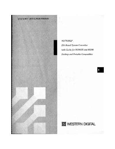 Western Digital 07 WD7710  Western Digital _dataBooks 1992_SystemLogic_Imaging_Storage 07_WD7710.pdf