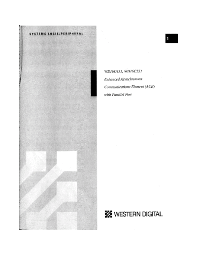 Western Digital 01 WD16C451 WD16C551  Western Digital _dataBooks 1992_SystemLogic_Imaging_Storage 01_WD16C451_WD16C551.pdf